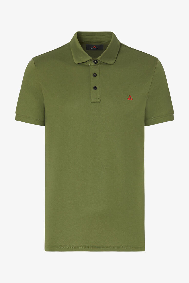 Stretch cotton pique polo shirt  Peuterey - still-fondo-neutro