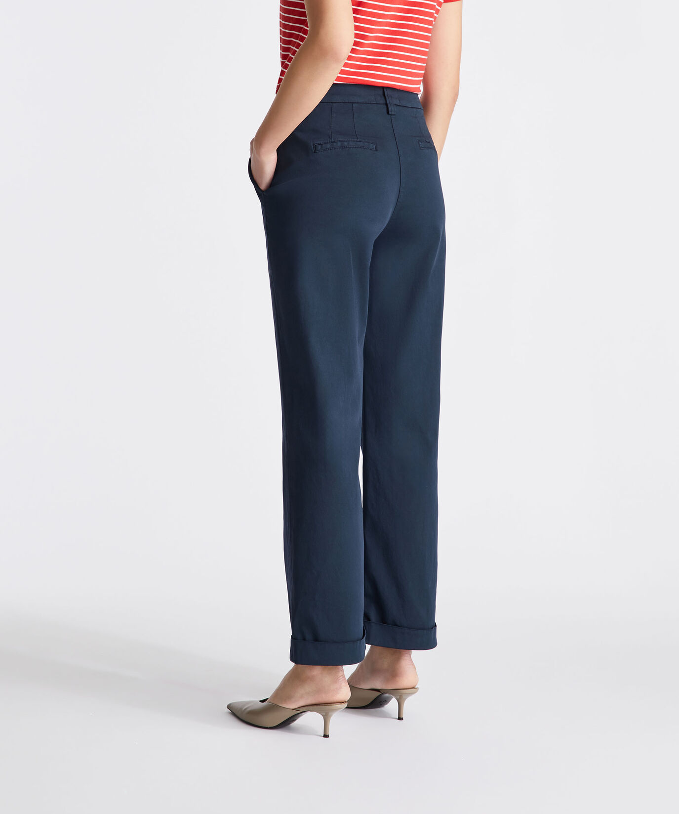 Pantaloni in gabardina di cotone stretch  Peuterey - large