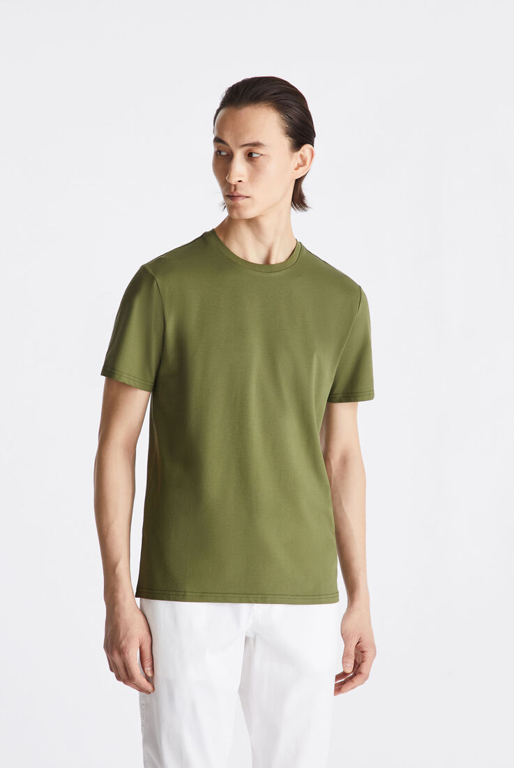 Stretch cotton and silk pique t-shirt  Peuterey - medium