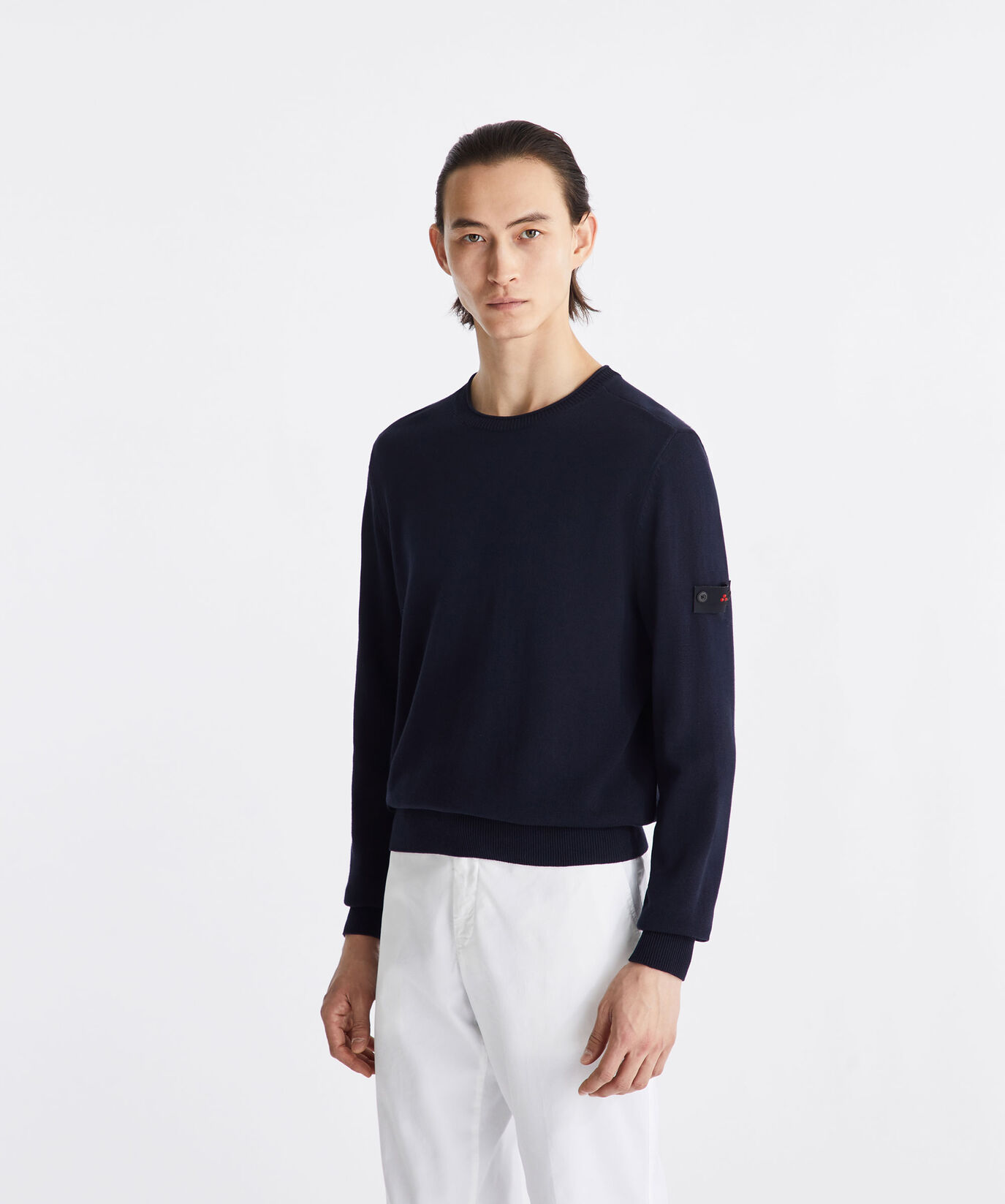 Pull ras-du-cou en tricot de coton  Peuterey - large image number 1