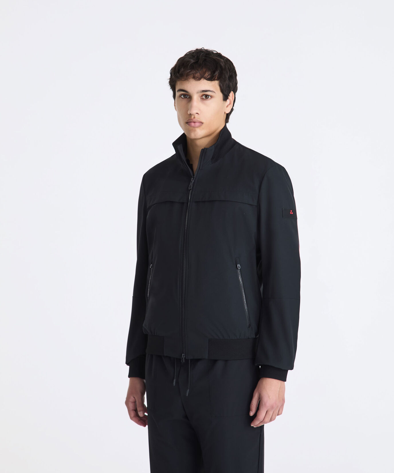 Stretch bomber jacket with contrasting details  Peuterey - large image number 1