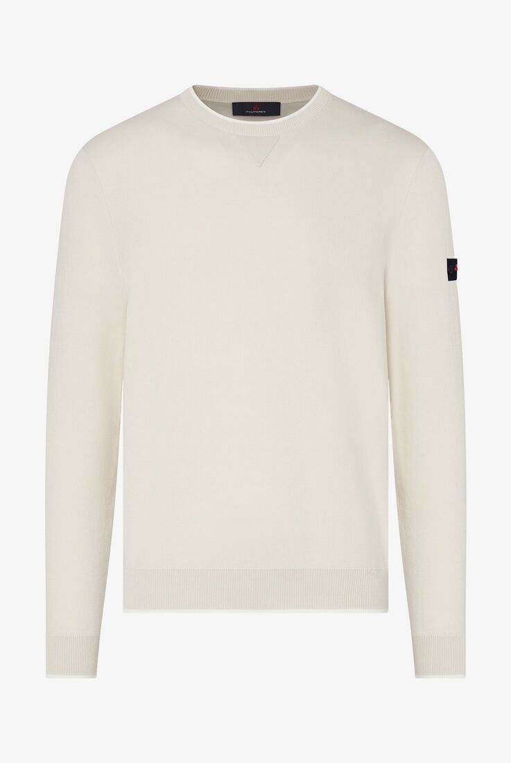 Cotton and nylon blend sweater with fleece effect  Peuterey - still-fondo-neutro