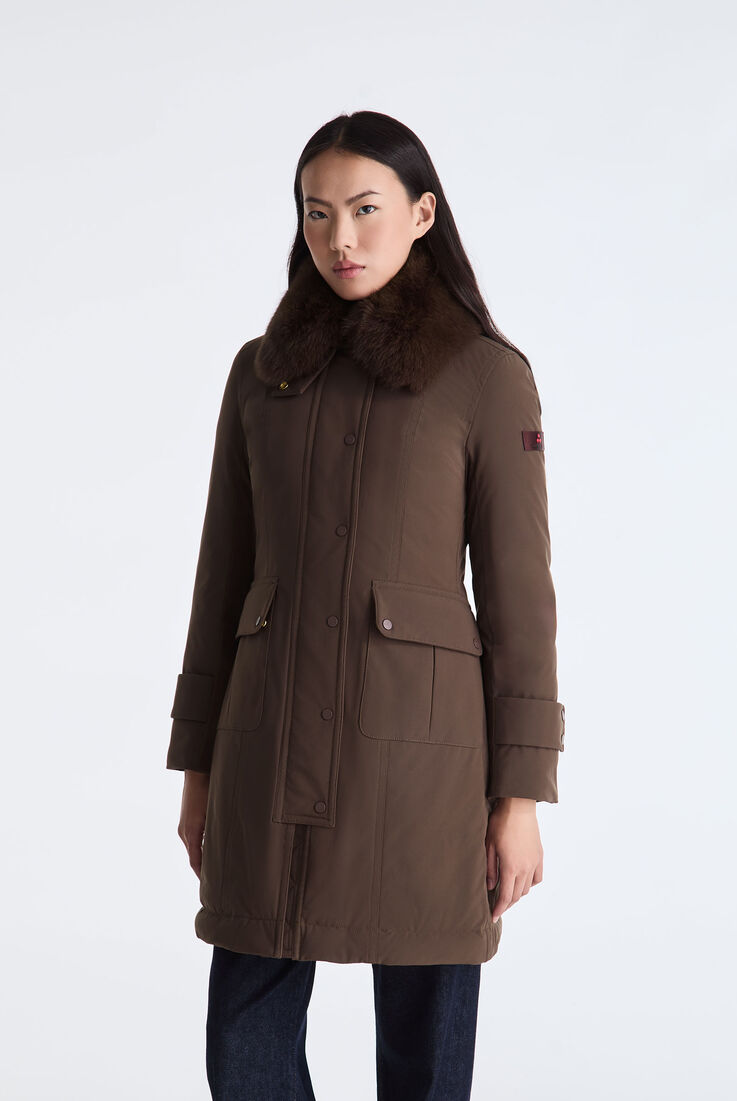 Long Jacket with Fox Fur  Peuterey - medium