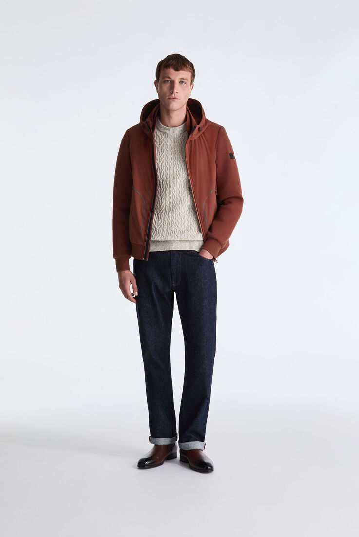 Gef&uuml;ttertes Hybrid-Sweatshirt aus zwei Stoffen  Peuterey - medium