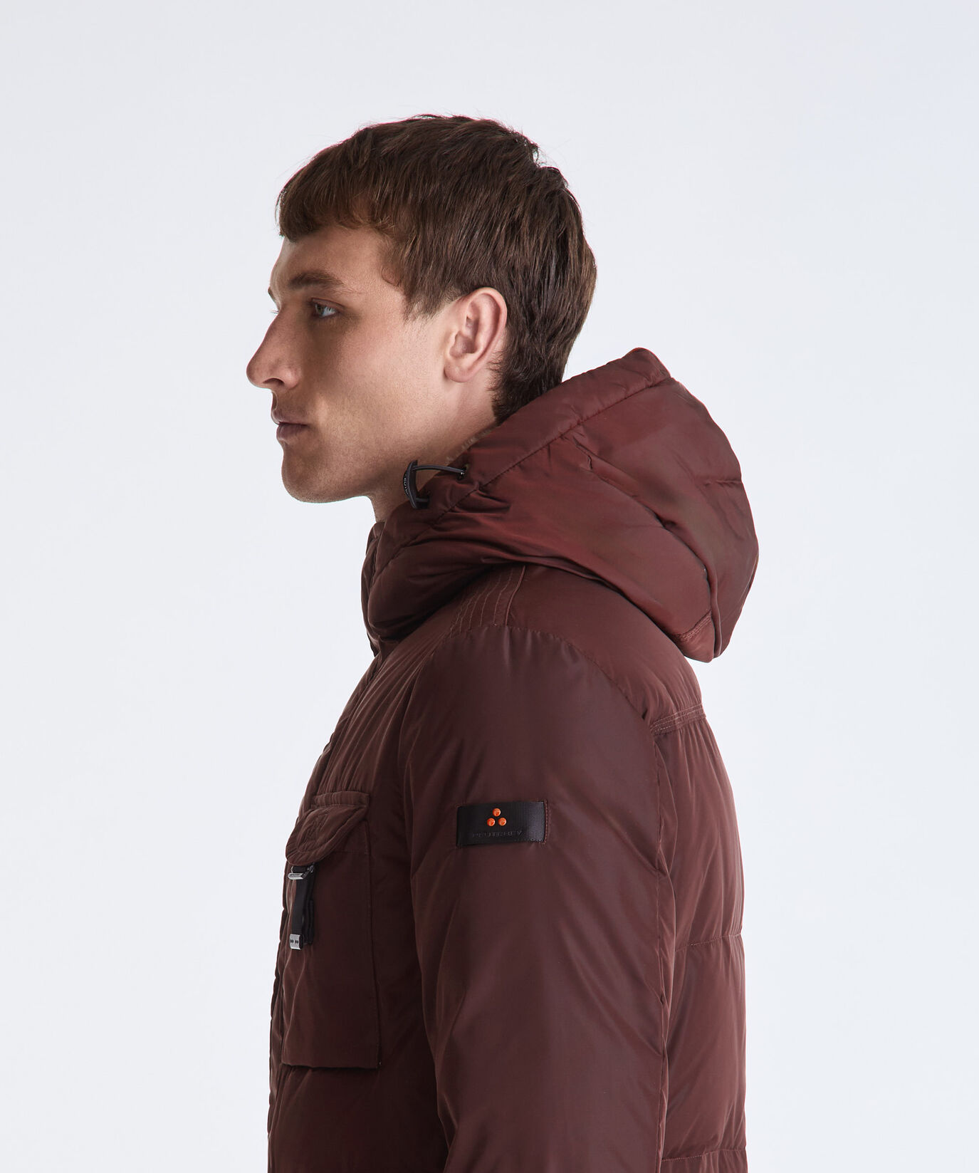 Taffeta Field Jacket with Fur Hood  Peuterey - large