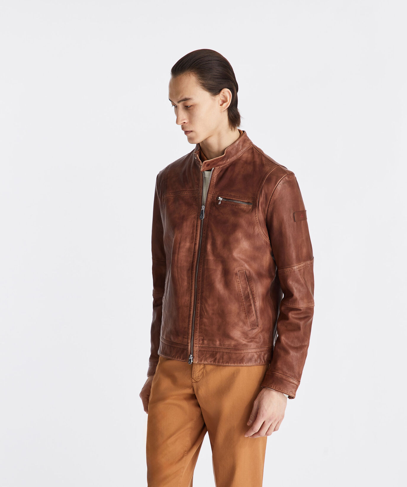 Soft leather biker jacket  Peuterey - large image number 1