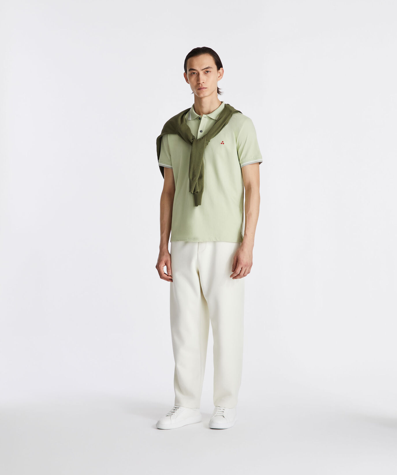 Stretch cotton pique polo shirt  Peuterey - large image number 0