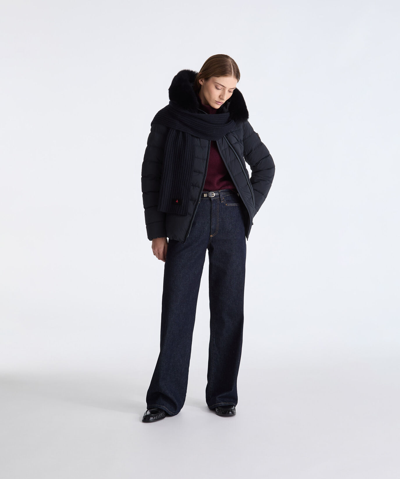 Hooded Down Jacket with Fur  Peuterey - large image number 0