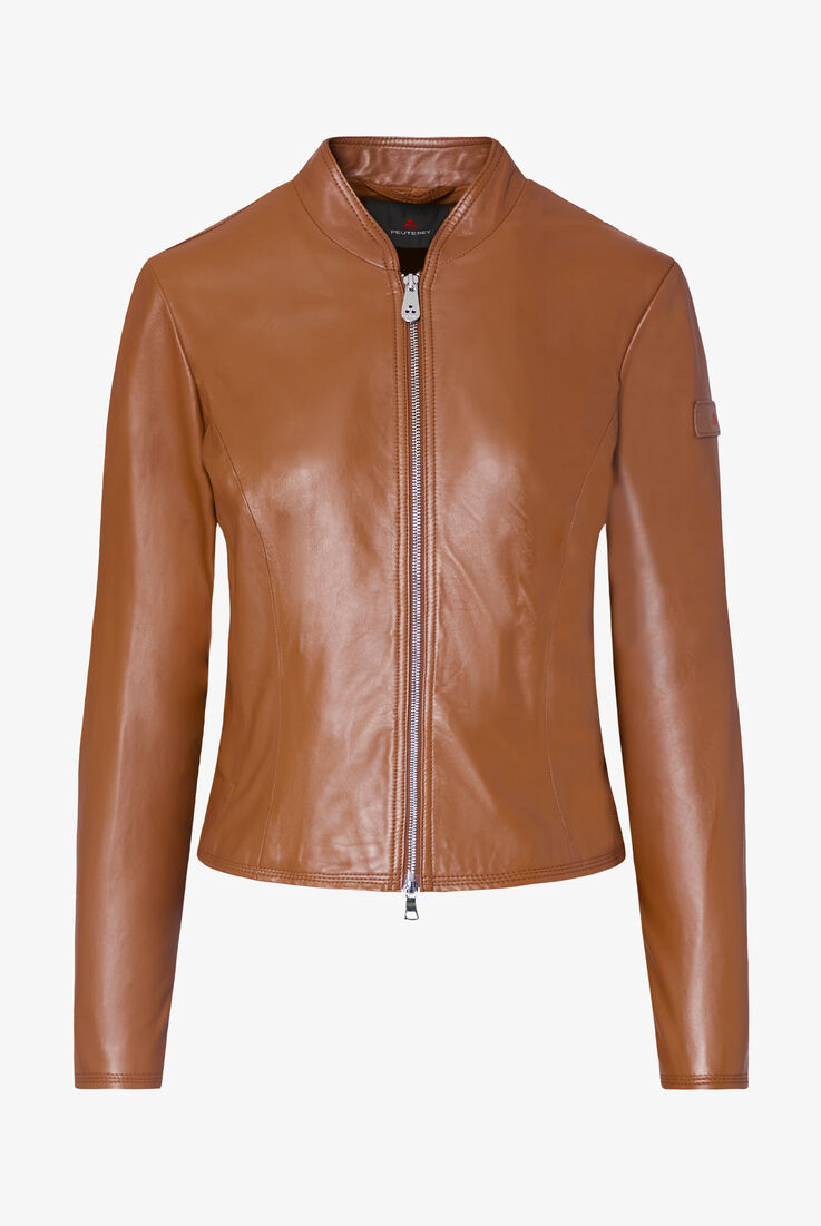 Short dyed Nappa leather biker jacket  Peuterey - still-fondo-neutro