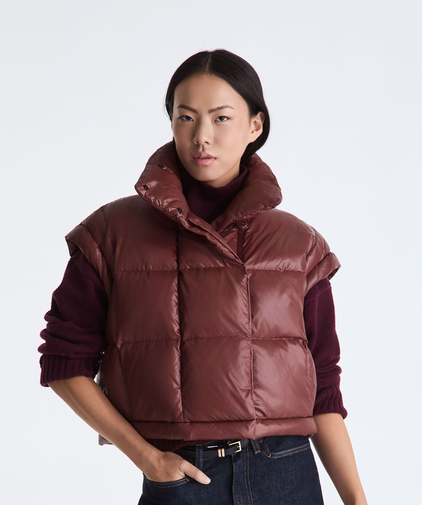 Down Jacket with Detachable Sleeves  Peuterey - large