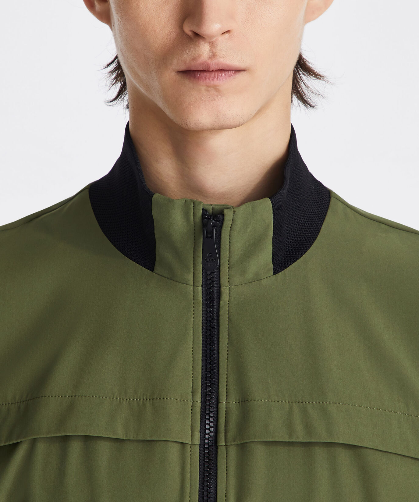 Stretch bomber jacket with contrasting details  Peuterey - large