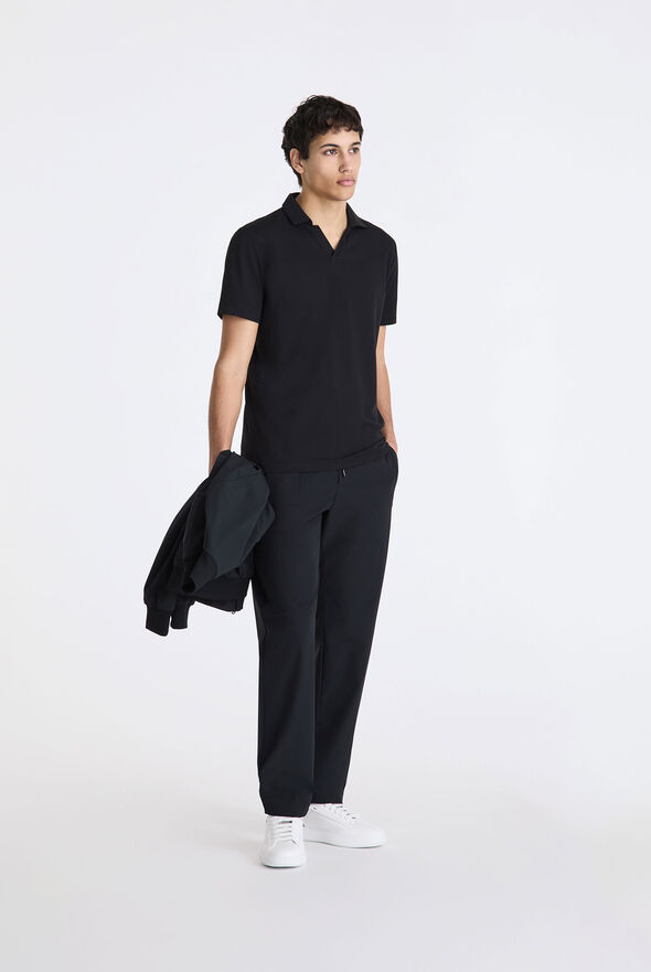Polo en tricot de coton, au point piqu&eacute;  Peuterey - medium