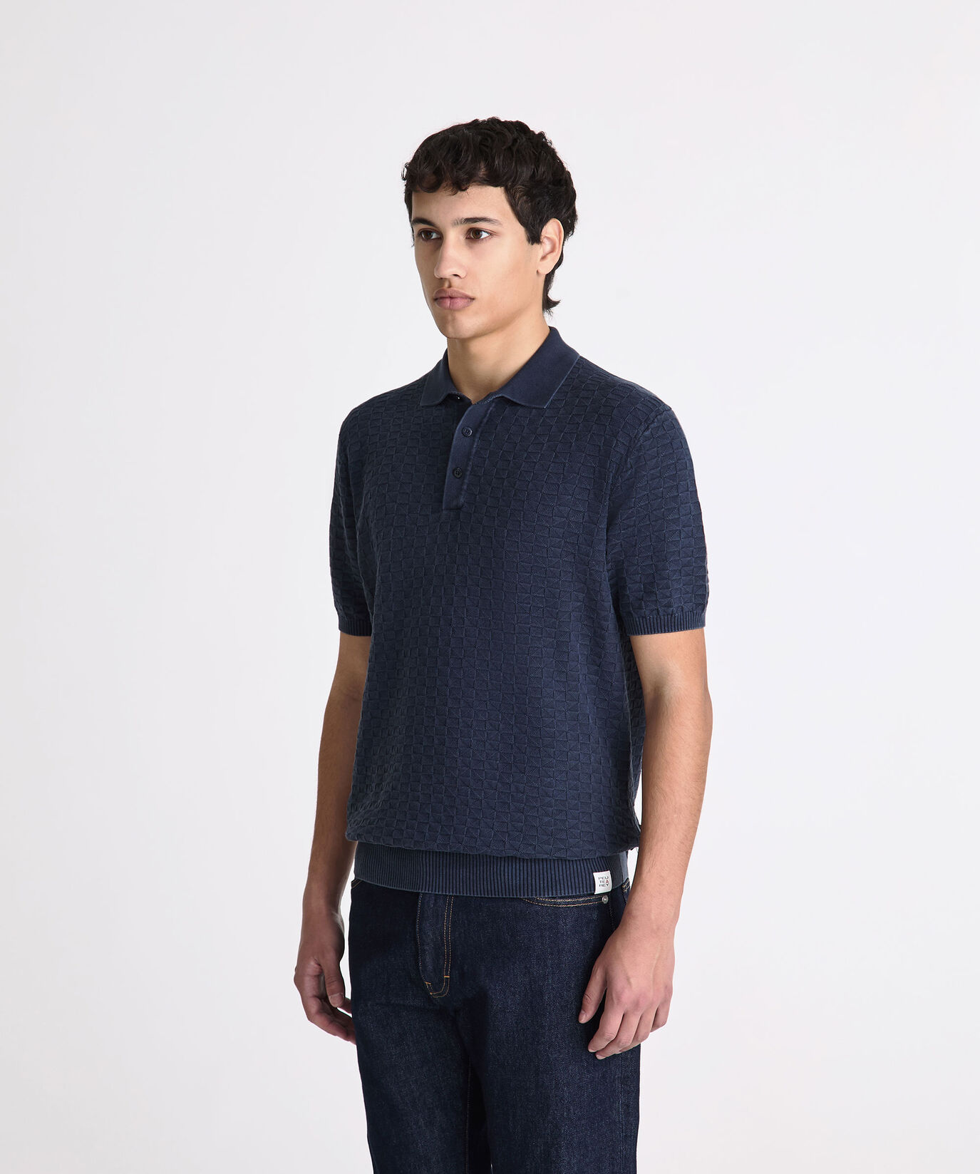 Polo shirt with geometric pattern  Peuterey - large image number 1