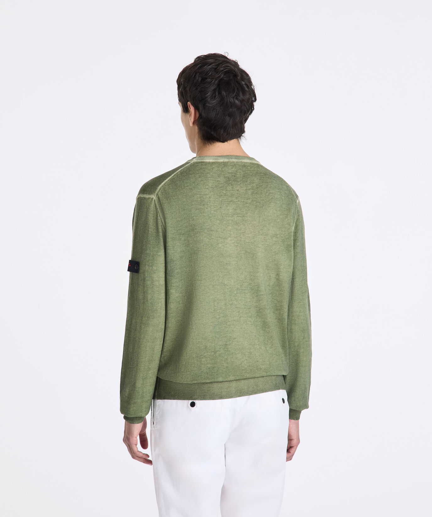 Garment-dyed cotton knit sweater  Peuterey - large image number 3