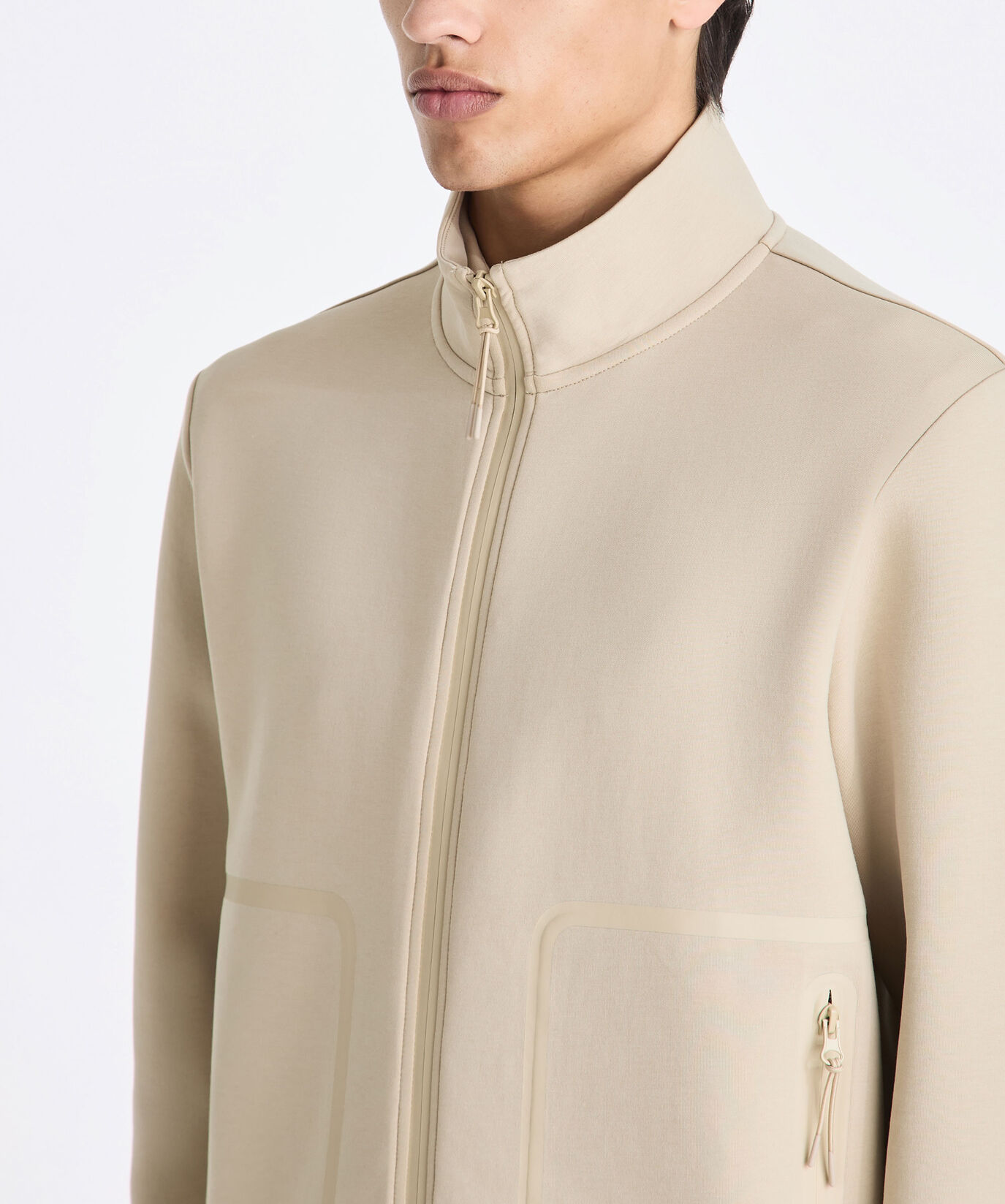 Felpa con tasche con nastrature gommate  Peuterey - large