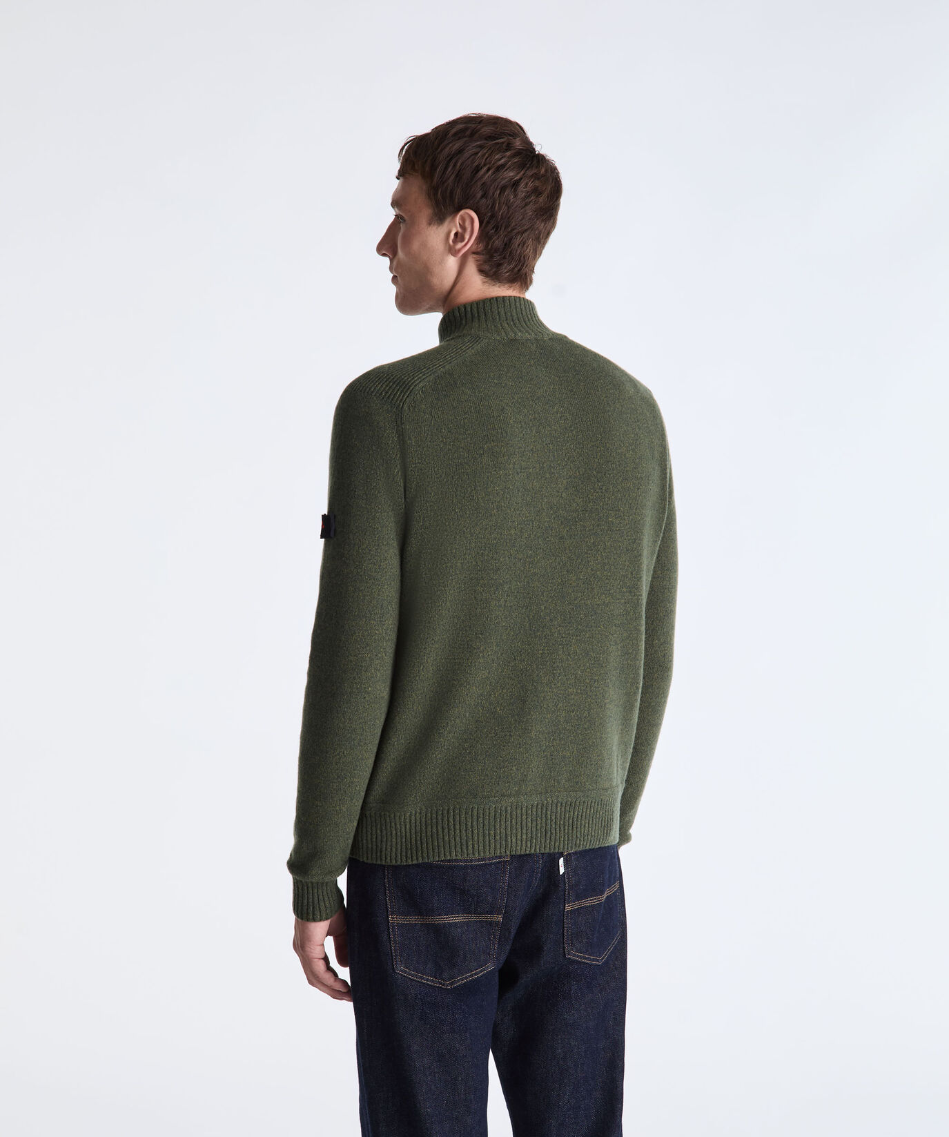 Moulin&eacute; Wool Sweater with Half Zip  Peuterey - large