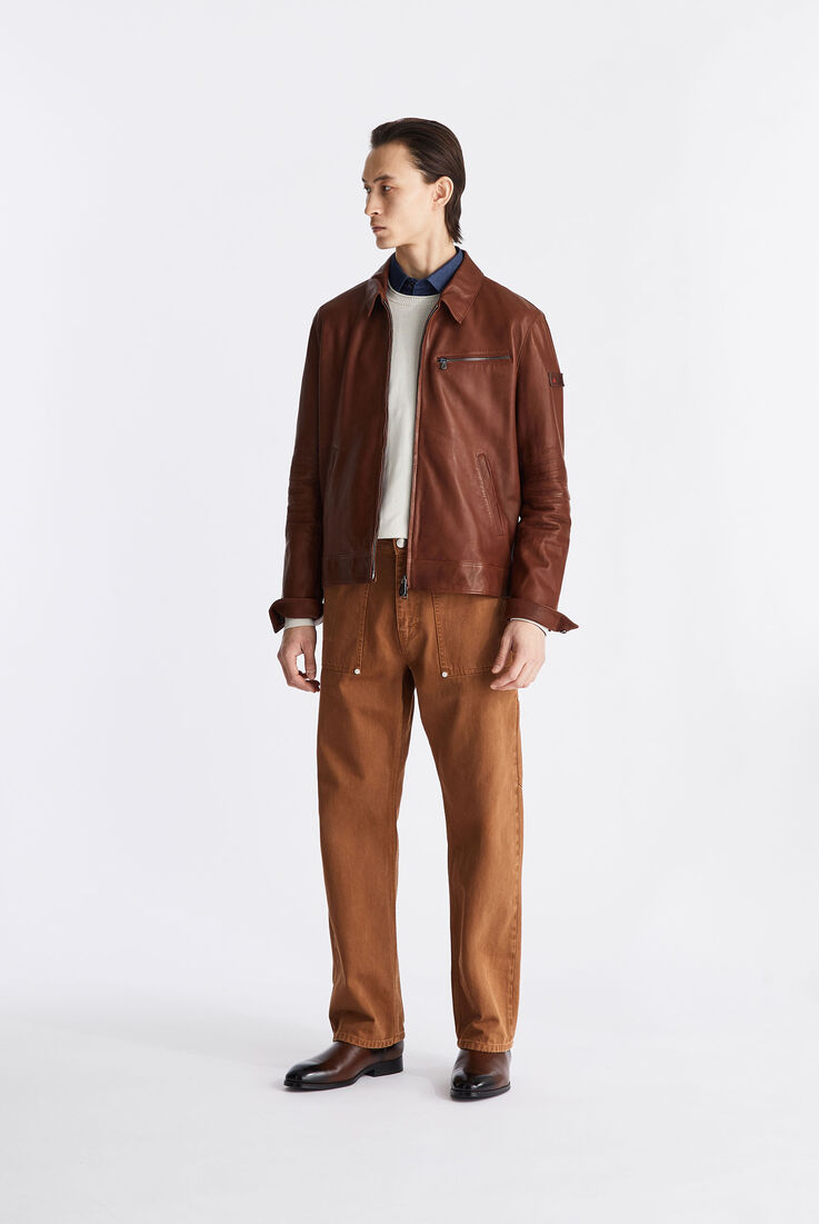 Veste en cuir avec col  Peuterey - medium