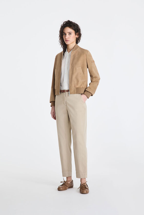 Short suede leather bomber jacket  Peuterey - medium