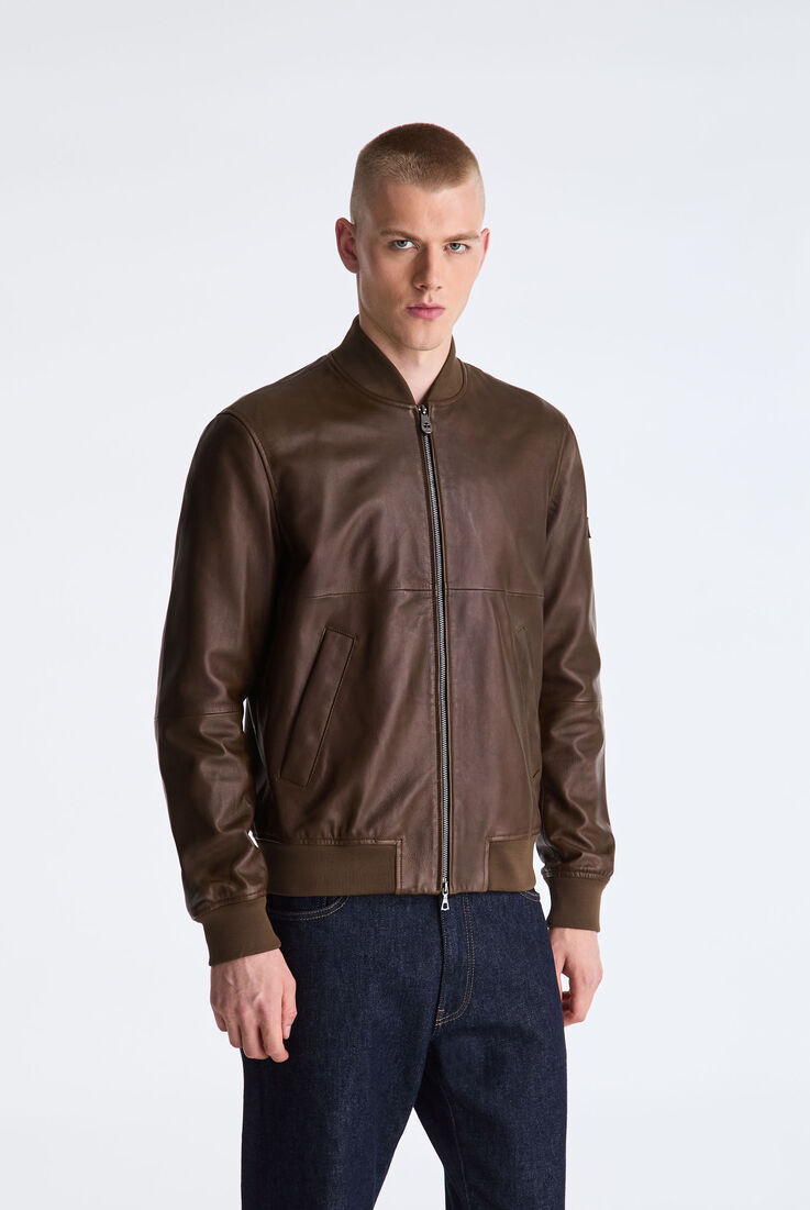 Nappa Leather Bomber Jacket  Peuterey - medium