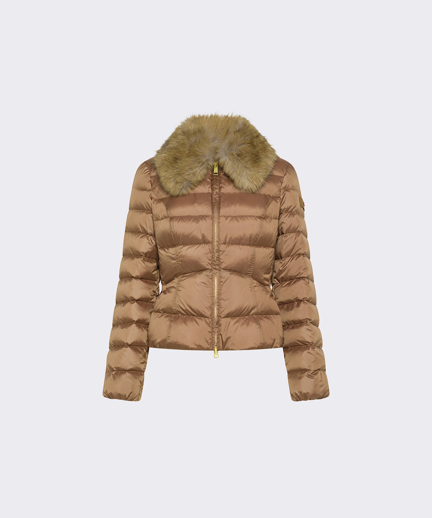 Kurze Daunenjacke mit Kunstfell  Peuterey - large