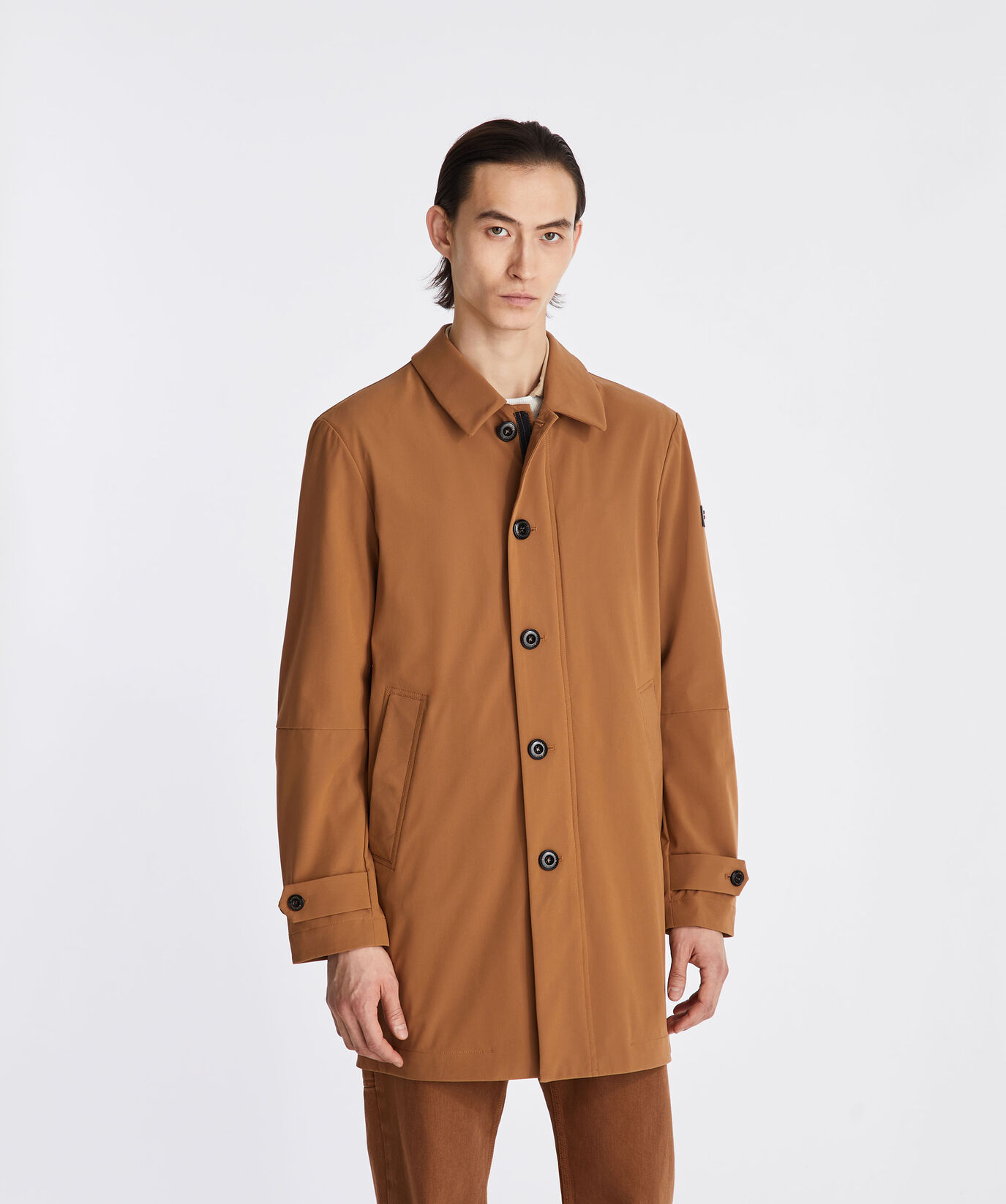 Matt poplin technical trench coat  Peuterey - large image number 1
