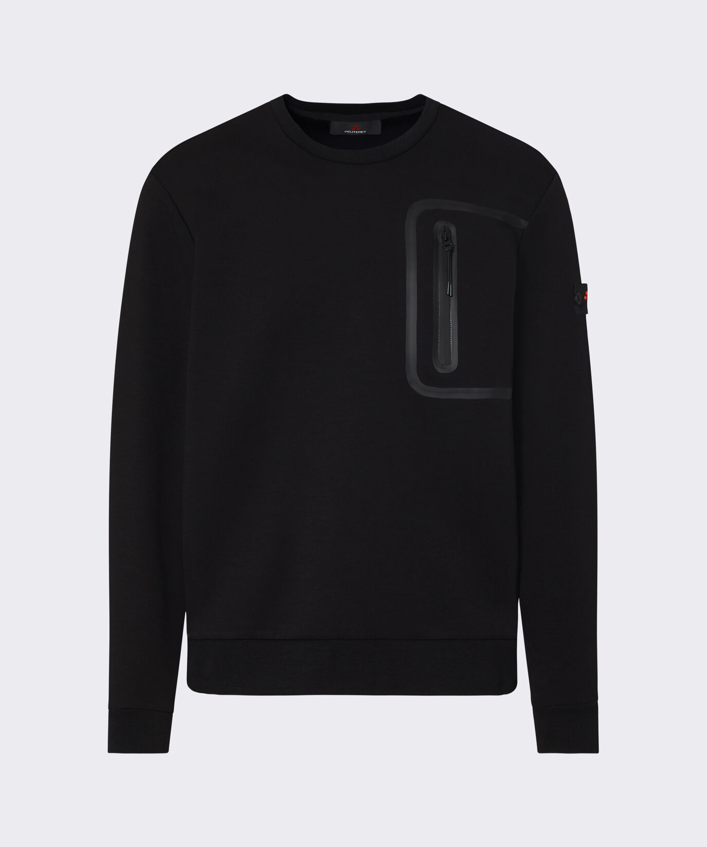 Sweat-shirt avec poche et d&eacute;tails gans&eacute;s  Peuterey - large