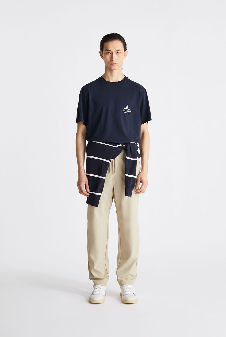 Camiseta con estampado y letras Peuterey en el pecho  Peuterey - medium