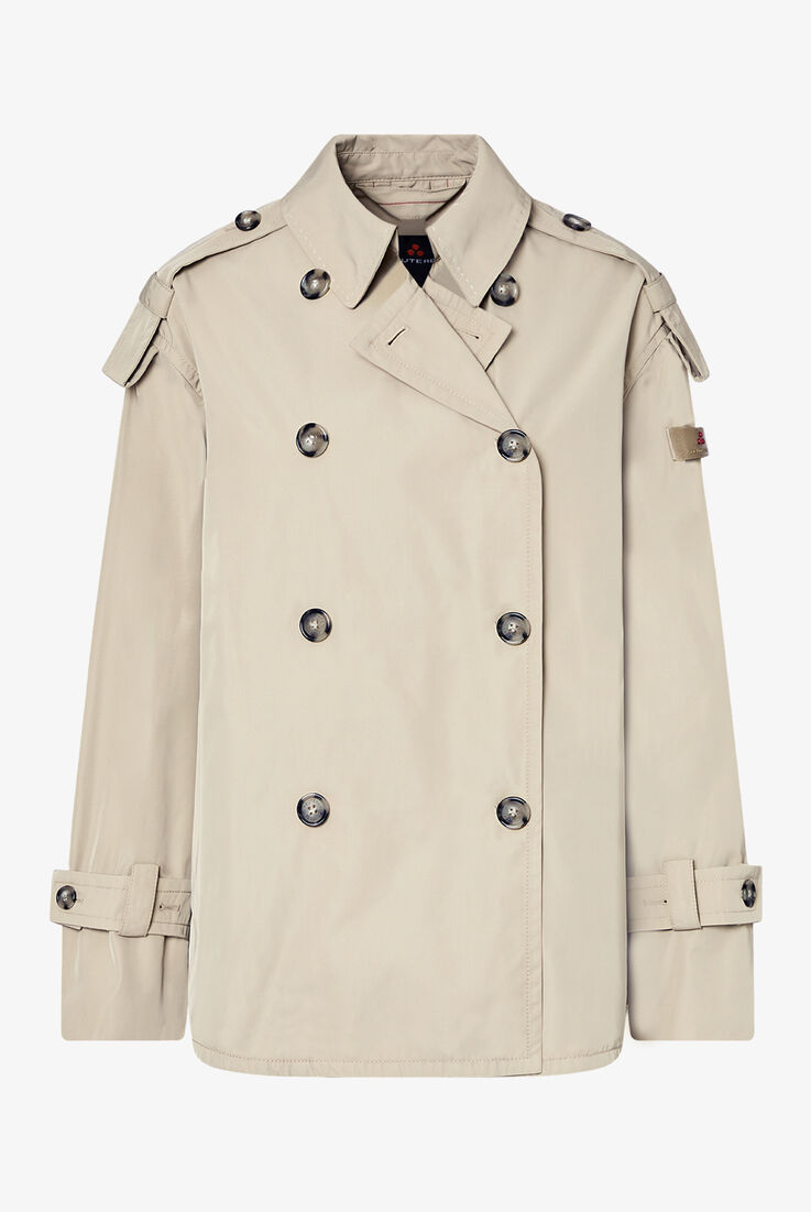Short double-breasted trench coat  Peuterey - still-fondo-neutro