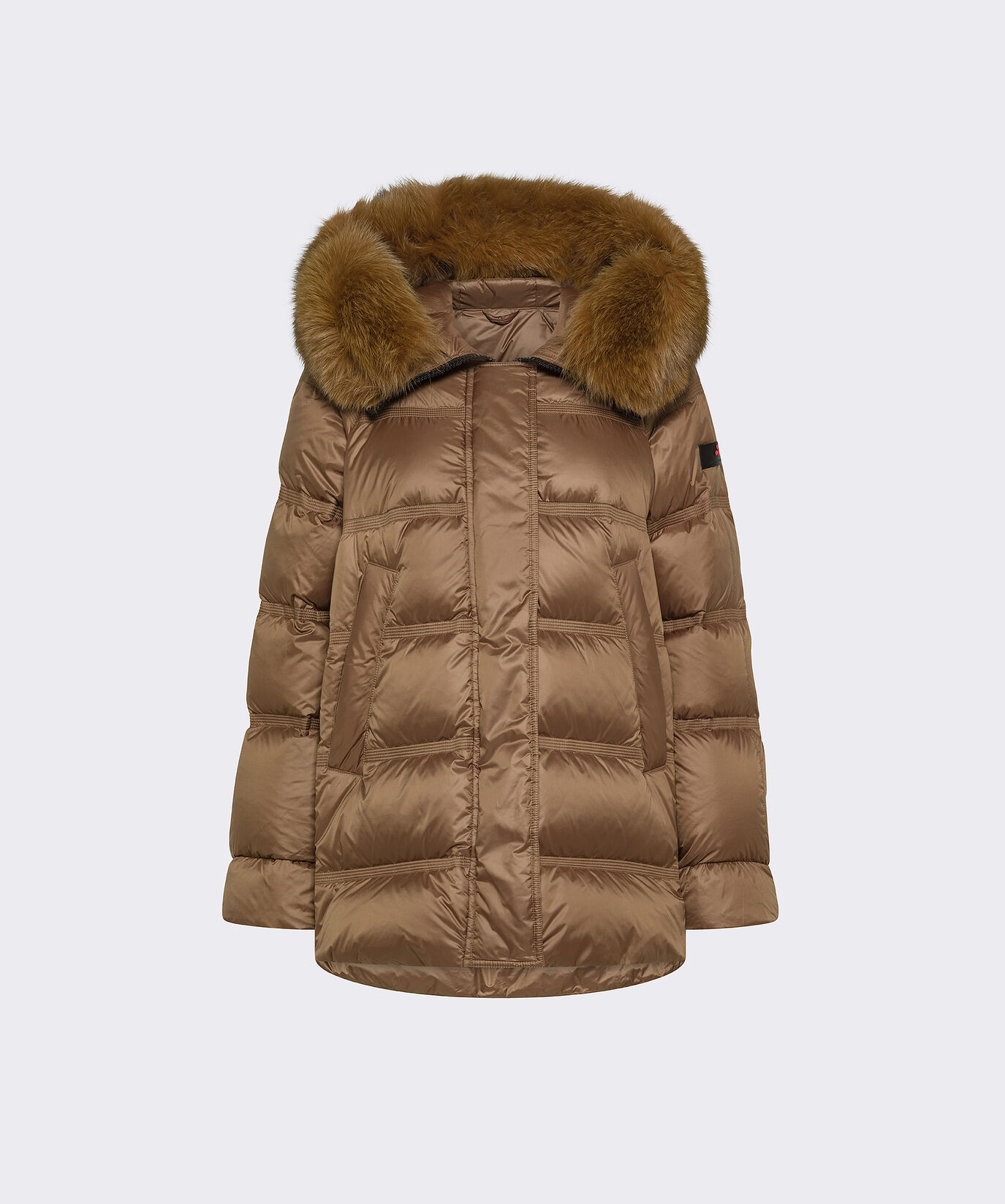 Puffer Jacket with Fur Edging  Peuterey - large image number 4