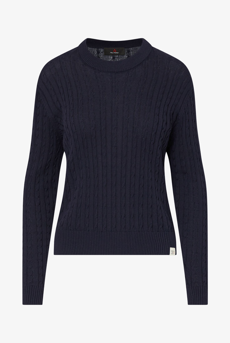 Cotton cable knit sweater  Peuterey - still-fondo-neutro