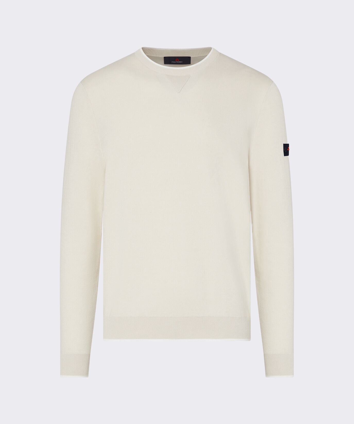 Pull en coton et nylon m&eacute;lang&eacute;s effet sweat-shirt  Peuterey - large image number 5