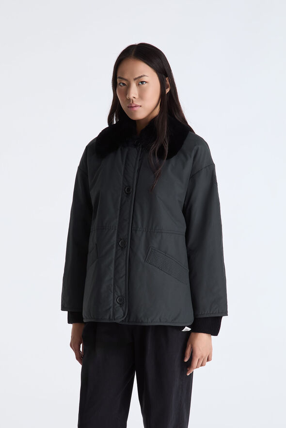 Beidseitig tragbare Jacke mit abnehmbarem Pelzkragen  Peuterey - medium