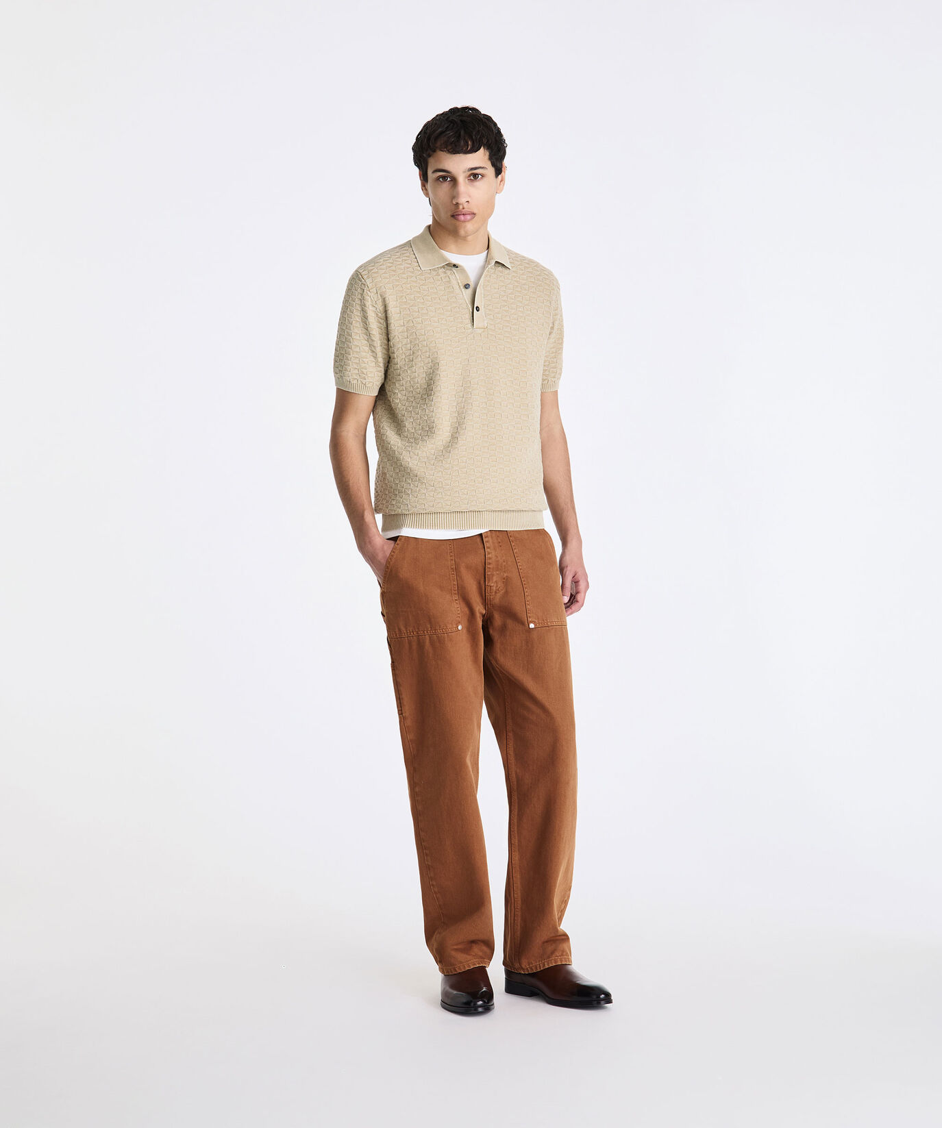 Polo shirt with geometric pattern  Peuterey - large image number 0