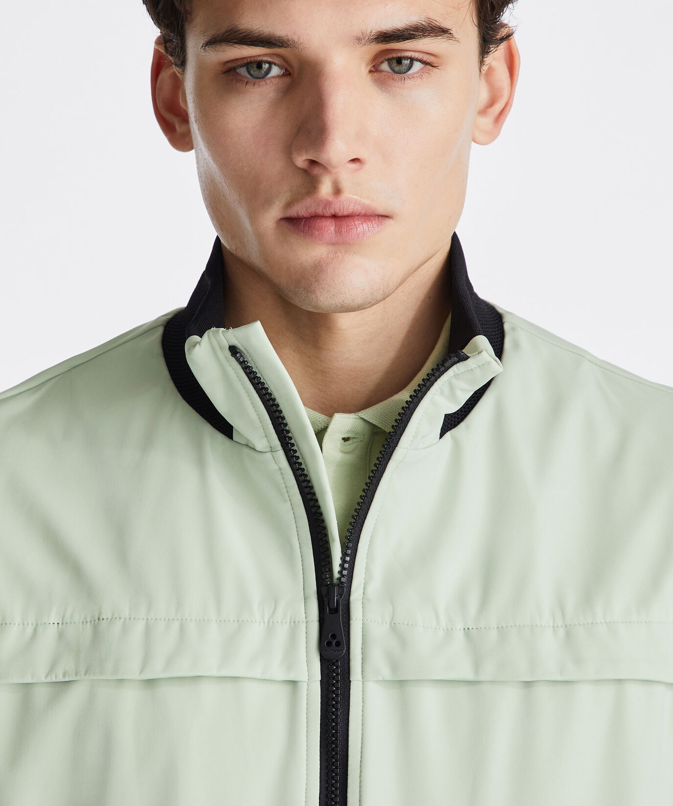 Blouson bomber stretch avec d&eacute;tails contrast&eacute;s  Peuterey - large