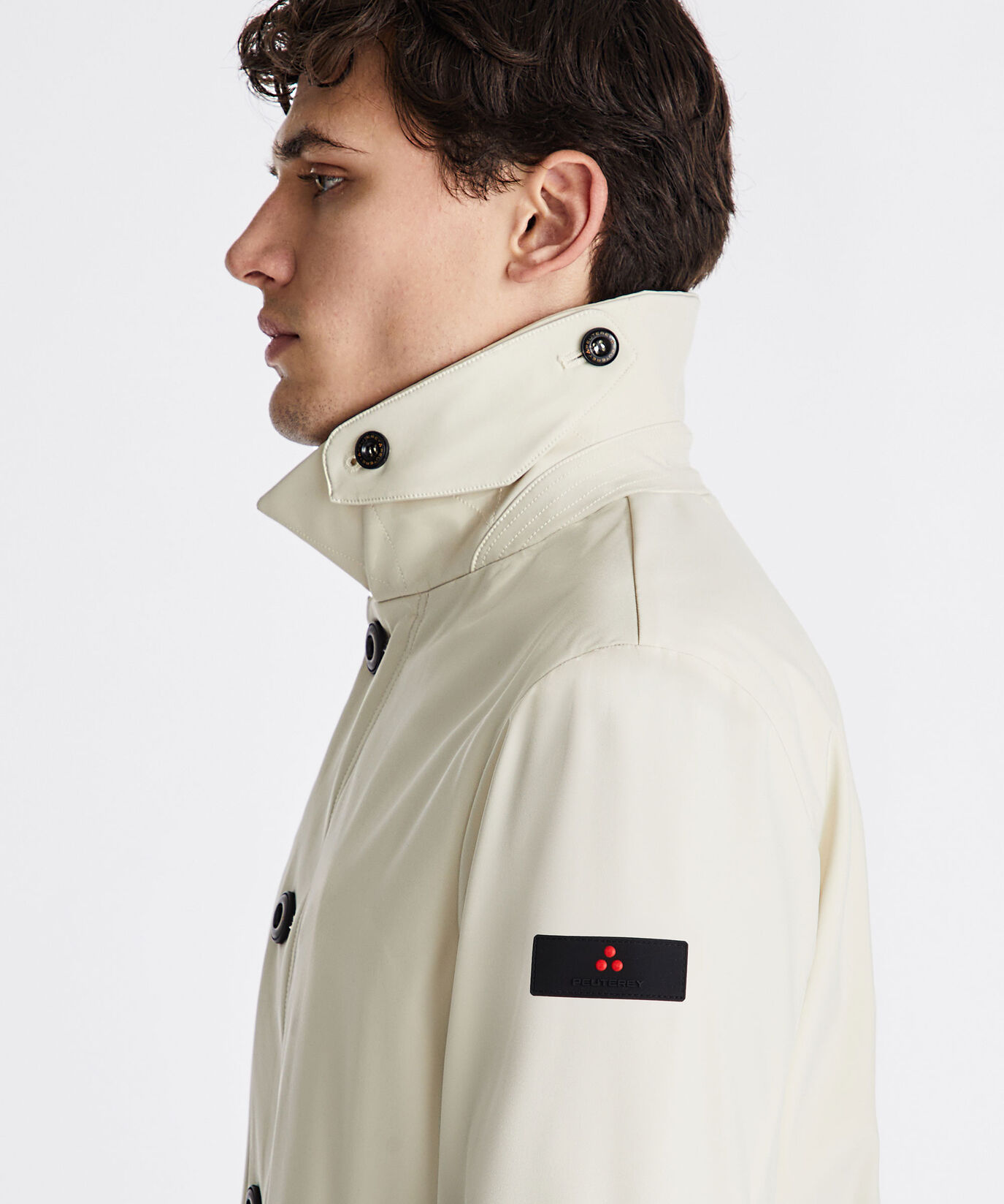 Matt poplin technical trench coat  Peuterey - large