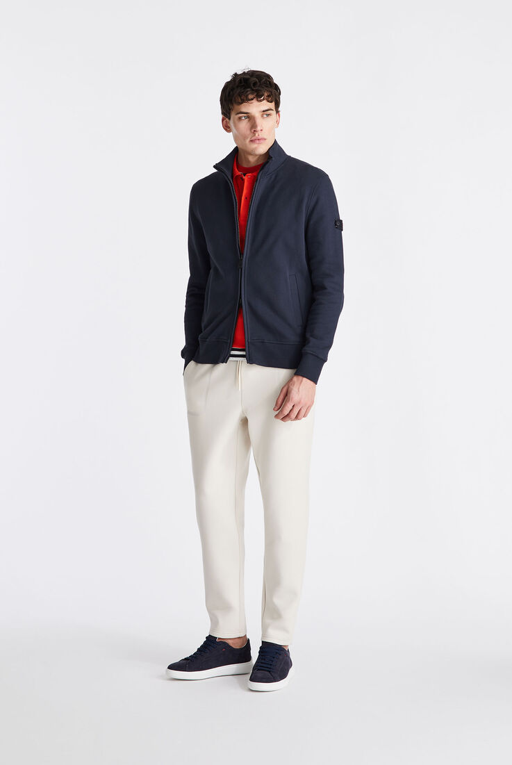 Felpa con collo in piedi e full zip  Peuterey - medium