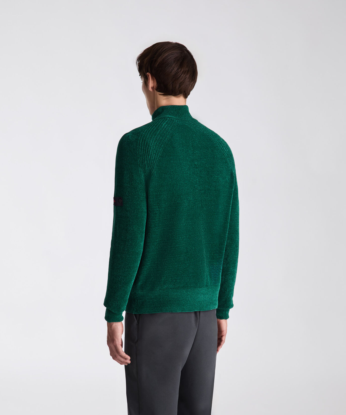 Maglia mezza zip in ciniglia rasata  Peuterey - large image number 3