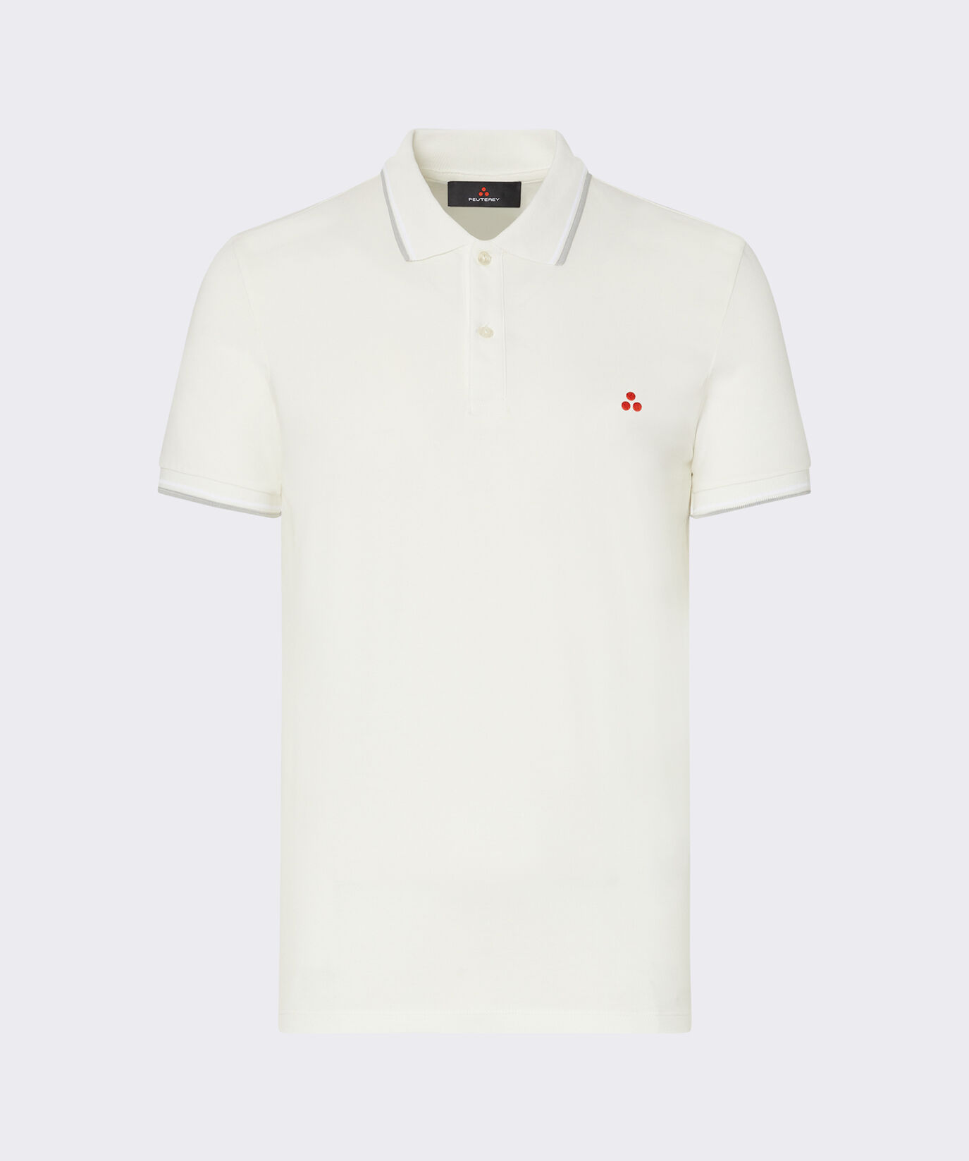 Polo en piqu&eacute; stretch de coton  Peuterey - large image number 4