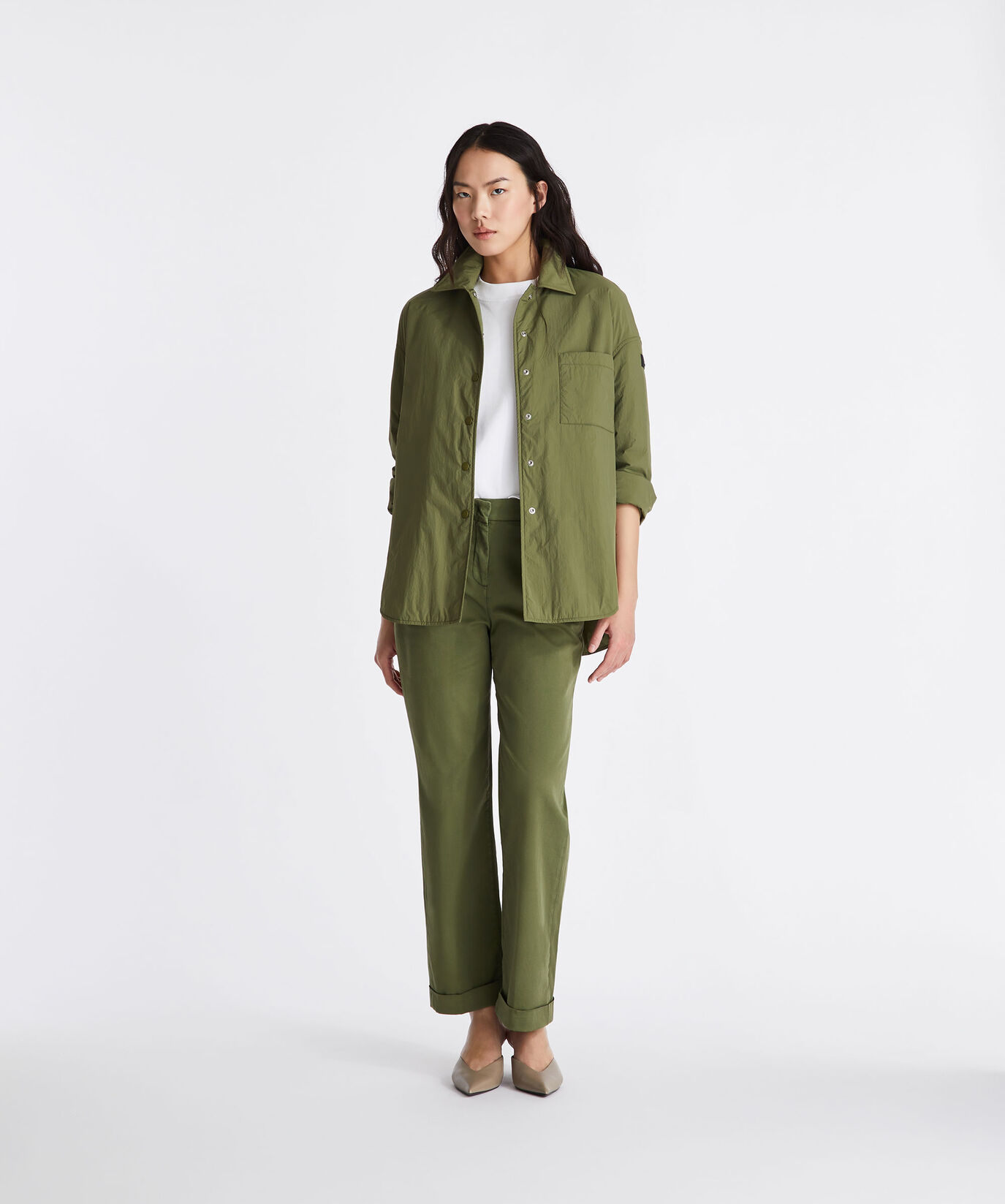 Stretch cotton gabardine trousers  Peuterey - large image number 0