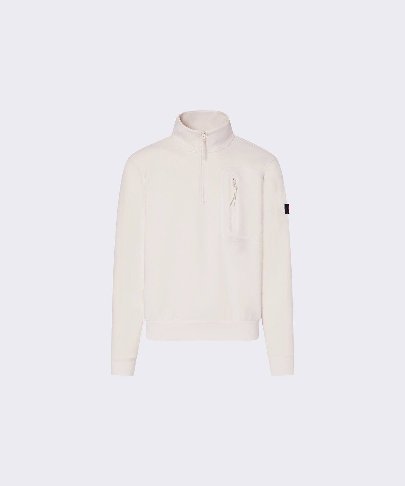 Felpa con collo a lupetto con mezza zip  Peuterey - large