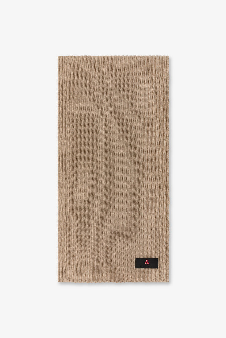 Ribbed Cashmere Blend Scarf  Peuterey - still-fondo-neutro
