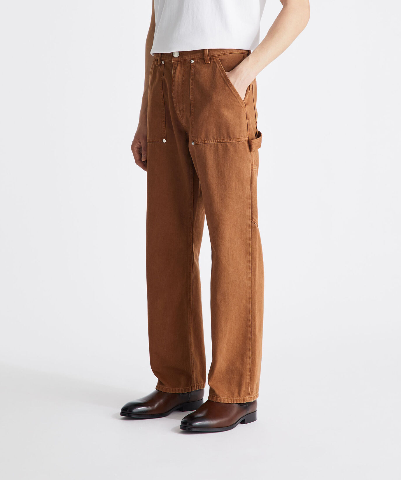 Used-effect cotton trousers  Peuterey - large image number 1