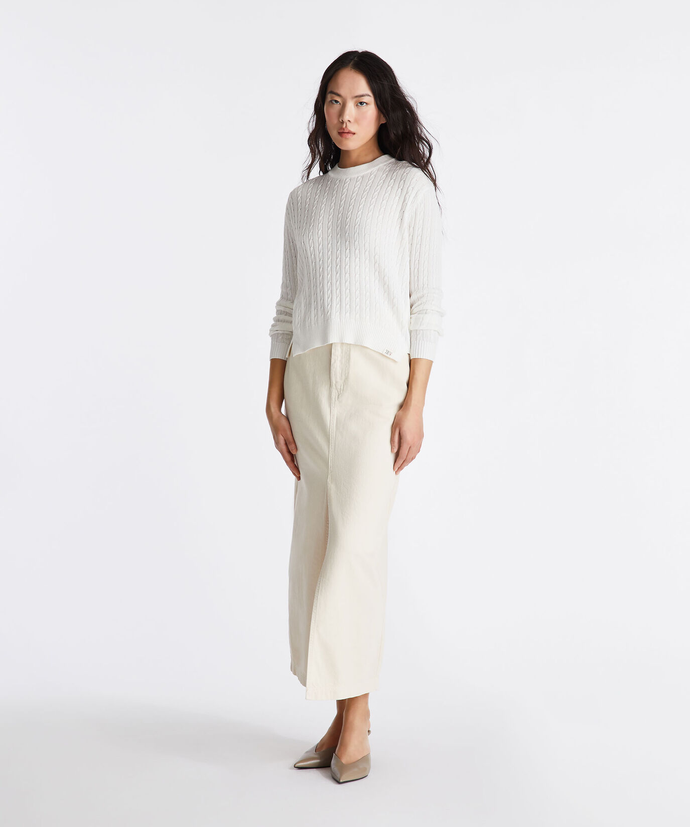 Cotton cable knit sweater  Peuterey - large image number 0