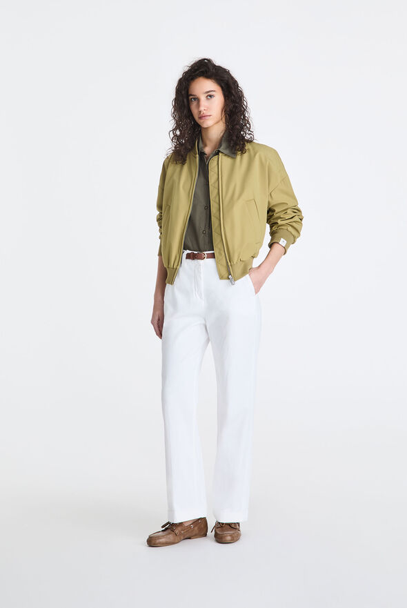 Blouson bomber court en scuba de nylon  Peuterey - medium