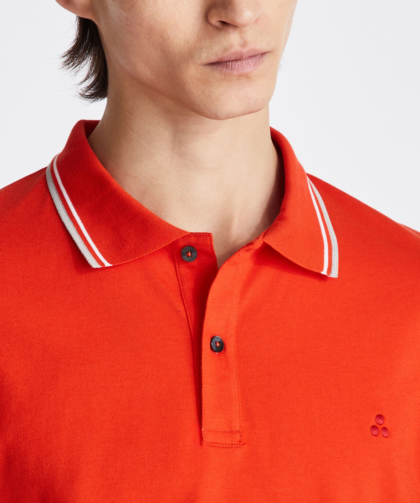 Stretch cotton pique polo shirt  Peuterey - large image number 2