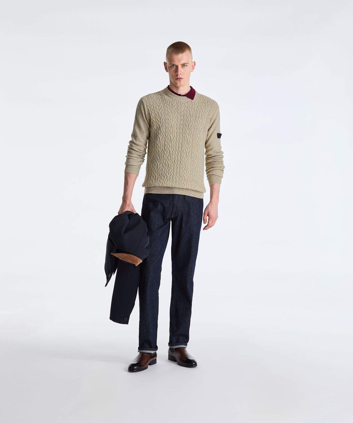 Moulin&egrave; Wool Cable Knit Sweater  Peuterey - large image number 0
