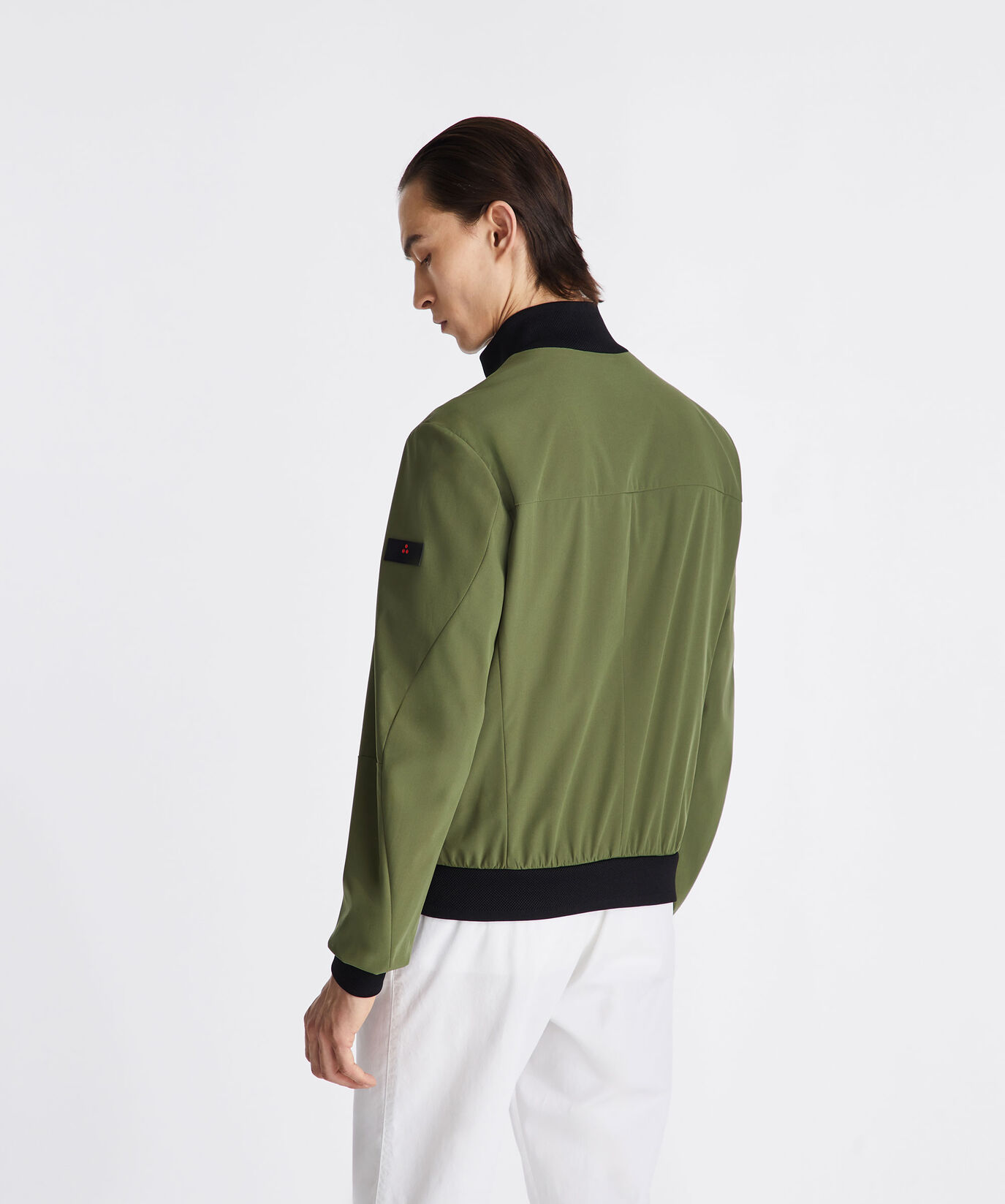 Blouson bomber stretch avec d&eacute;tails contrast&eacute;s  Peuterey - large