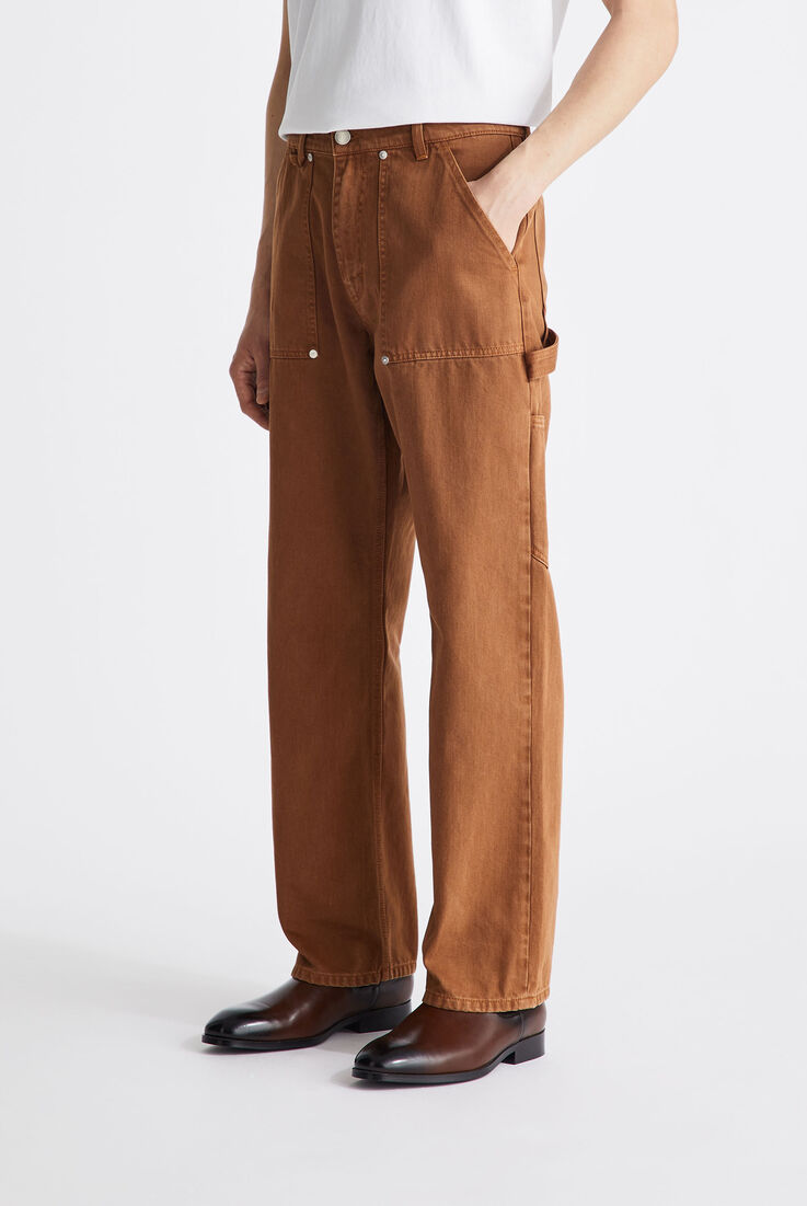 Used-effect cotton trousers  Peuterey - medium