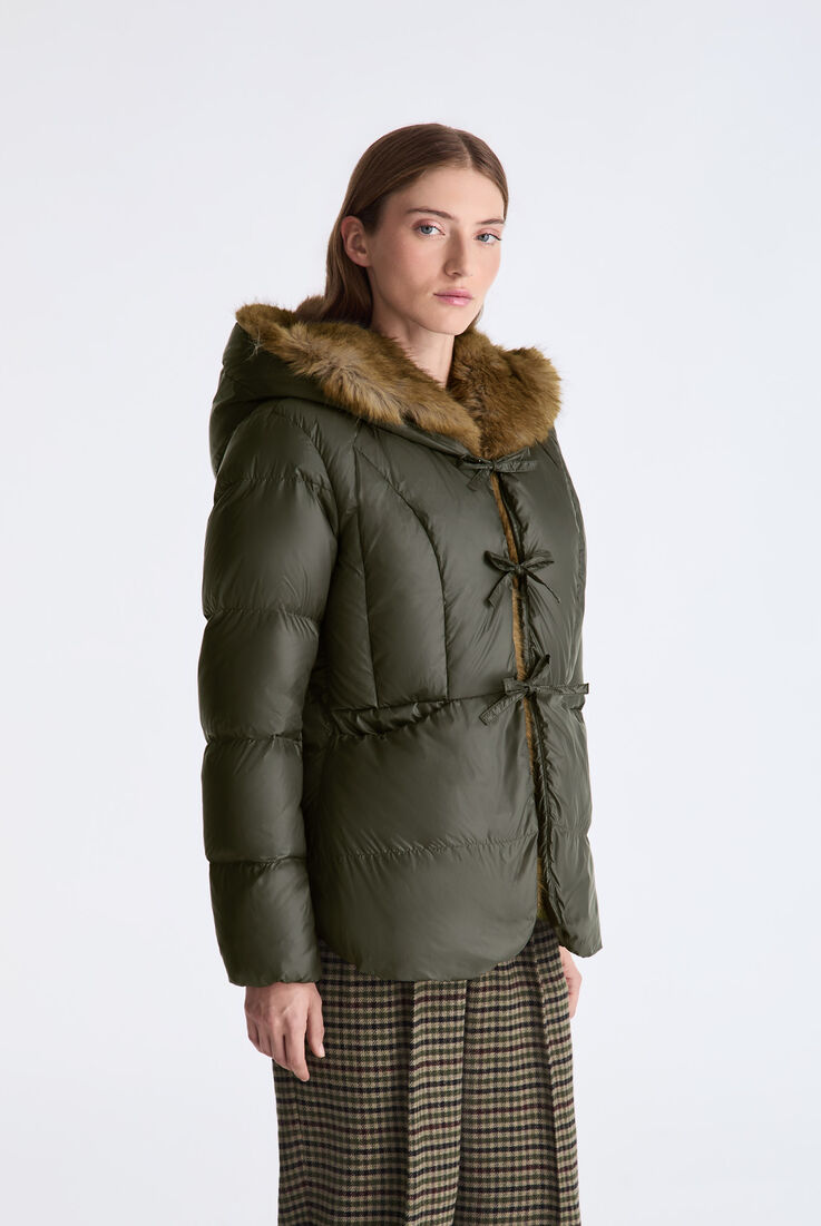 Doudoune courte avec doublure en fausse fourrure  Peuterey - medium