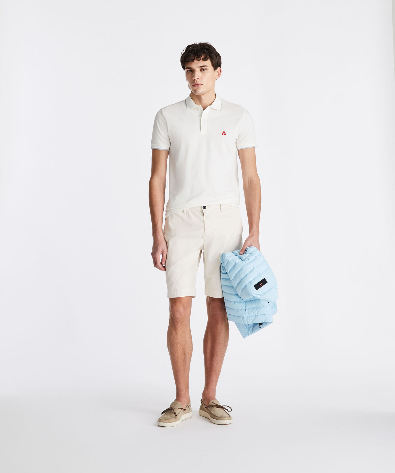 Polo en piqu&eacute; stretch de coton  Peuterey - large image number 0